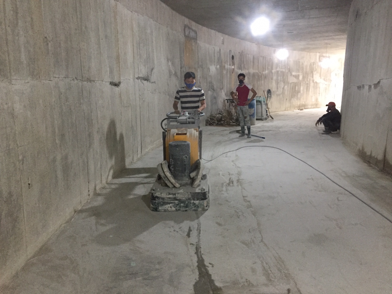 mài sàn tăng bóng bê tông